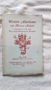 Western Americana and Mexican Artifacts  Parke -Bernet Galleries 1963 - Picture 1 of 6