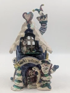 Blue Sky Clayworks Heather Goldminc Santa’s Workshop Christmas Decoration - Picture 1 of 10