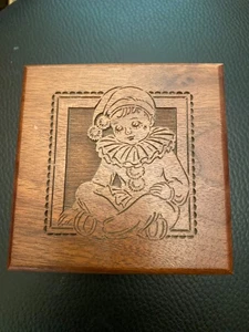 CLOWN Laser craft Music Box Piano “ SEND IN THE CLOWNS” - Picture 1 of 13
