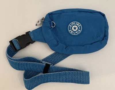 Kipling Blue Alys Waist Pack Belt Bag Fanny Pack Waistpack Travel Bag - Image 1 of 4
