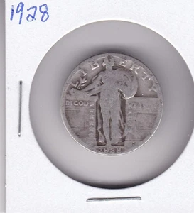 1928 Standing Liberty Quarter - Picture 1 of 4