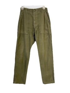 Pantaloni vintage guerra Vietnam 1964 raso OG-107 panettiere fatica tipo 1 - Foto 1 di 14