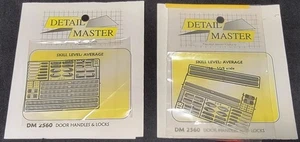 Detail Master 2560 Door Handles & Locks 1/24 1/25 Scale - Picture 1 of 11