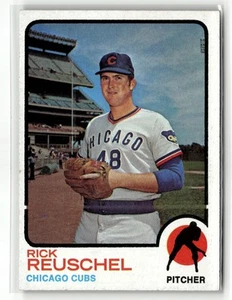 1973 Topps #482 Rick Reuschel Rookie Chicago Cubs - Bild 1 von 2