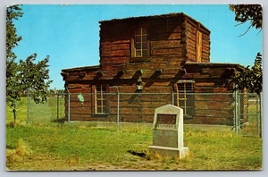 Jim Baker's Cabin Frontier Park Colorado Vintage Postcard - Picture 1 of 2