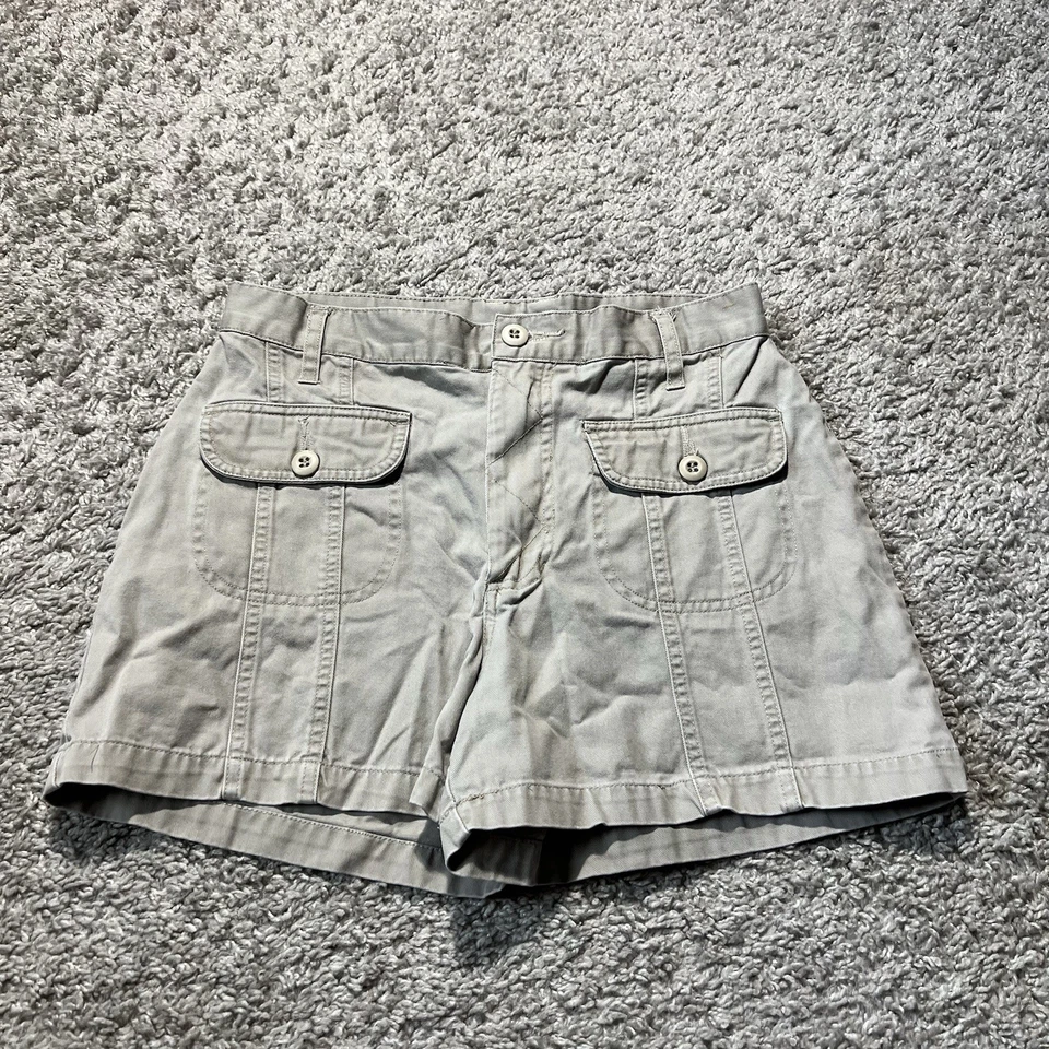 Pantalones Cortos Xhilaration Y2k Beige Tostado Caqui Bolsillos 9 Algodón 28x3 Sueltos Chinos De Colección Foto 1 de 4