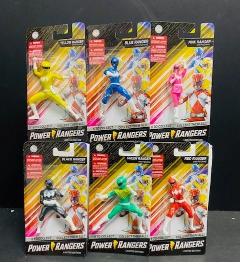 Power Rangers 2.75" Mini Figures - 6 Figures to collect - New