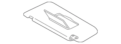 Nissan Cube 2009-2014 genuino - Parasol 96401-1FC0A Foto 1 de 2