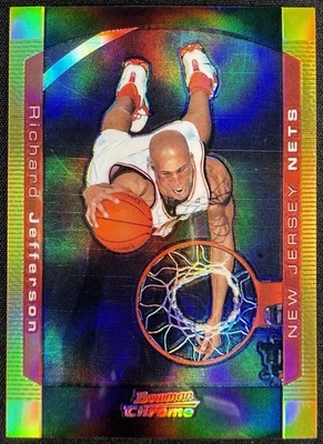 2004-05 Bowman Draft cromo refractor dorado/50 Richard Jefferson #83 Nueva Jersey Foto 1 de 4