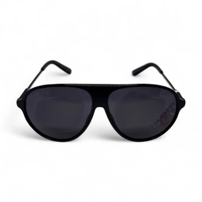 Gucci GG1649/S ACZBN Aviator Style Sunglasses Black 58-11-145 BRAND NEW DEFECTS - Image 1 of 4