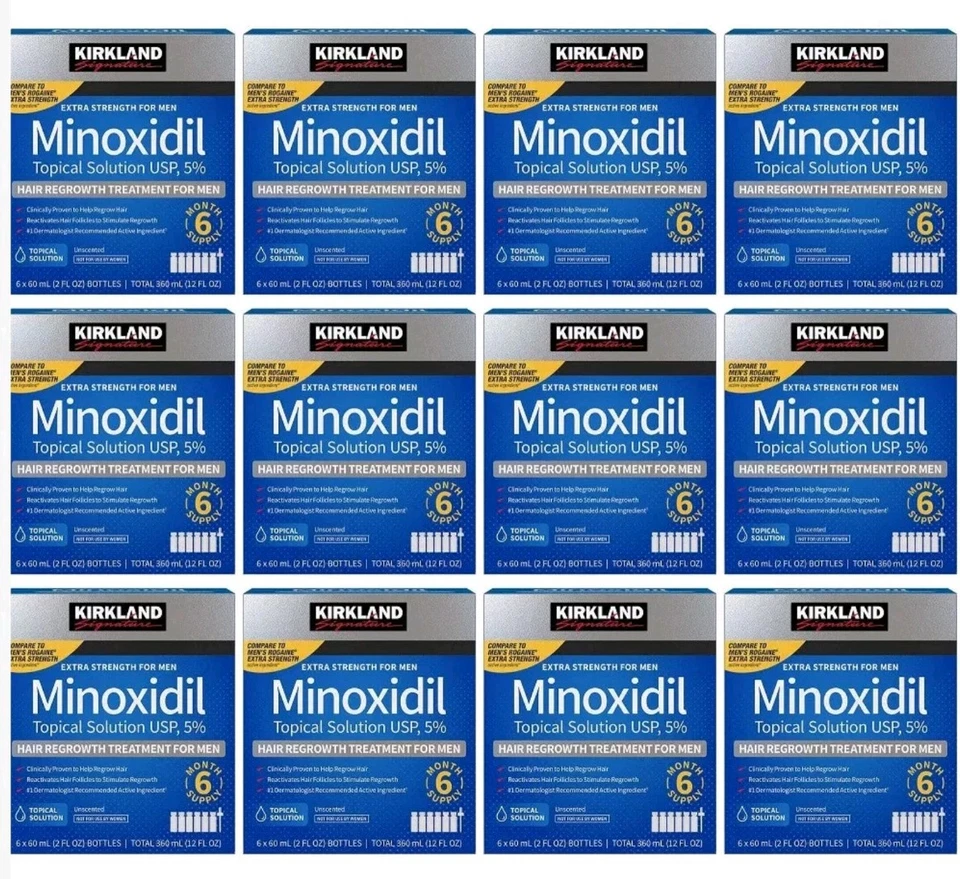 KIRKLAND 5% Minoxidil 72 Months Men's Hair Loss Grow Extra Strength EXP: 03/2027 - Image 1 of 4