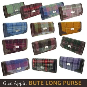 Glen Appin of Scotland Harris Tweed Bute Long Purse LB2000 - Picture 1 of 17