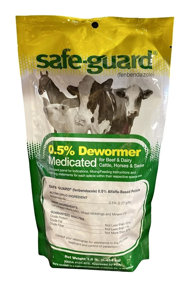 Desparasitador Safe Guard Pellet Multi Especie 0.5% Foto 1 de 1