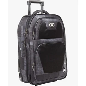 OGIO Kickstart Wheeled 22" Carry On Rolling Luggage Travel Bag - Black - Nylon - Picture 1 of 5