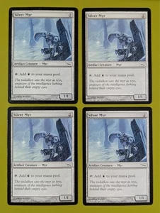 Silver Myr x4 Mirrodin 4x Playset Magic the Gathering MTG - Picture 1 of 1