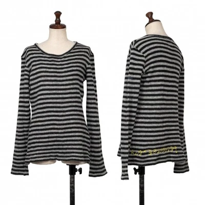 REGULACIÓN Yohji Yamamoto Punto Bordado Rayas Tejido Talla 3 (K-138843) Foto 1 de 4