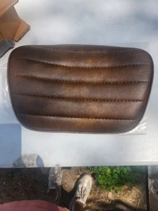 Harley New Vintage Brown Leather Back Rest 52543-79 - Picture 1 of 2