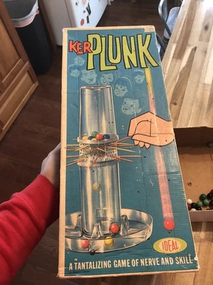 Vintage 1967 Kerplunk Game By Ideal Original Box Replacement Pieces READ - Image 1 of 4