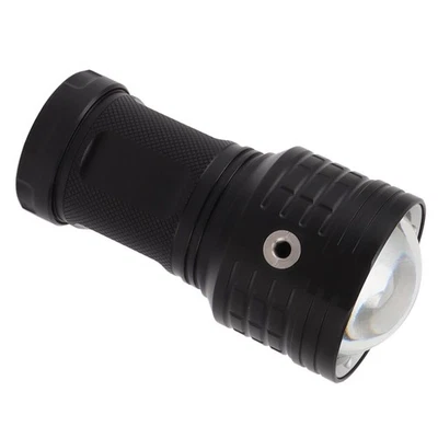 Lampe De Plongée Vidéo 10 000 Lm IPX8 étanche Professionnelle 100 M Rouge Et OB - Photo 1/4