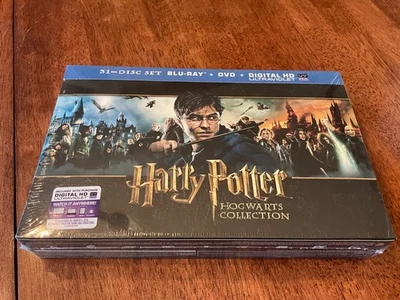 Harry Potter Hogwarts Collection (Blu-ray+DVD,31-Disc Set,8-Films) NEW Rare! - Image 1 of 4