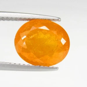 5.65 Ct Natural Spessartite Garnet Orange Beautiful Oval Cut,Nigeria-1515 - Picture 1 of 2