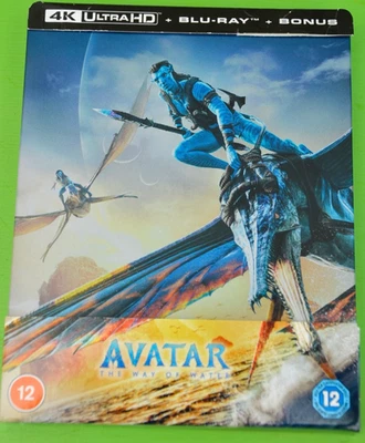Avatar The Way of Water 4k Ultra HD Blu Ray Steelbook - Image 1 of 3
