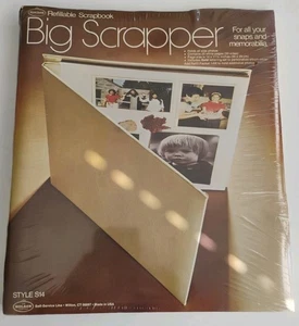 Vintage NOS HOLSON Big Scrapper album ricaricabile, stile S14, formato 14x11,5" Pg - Foto 1 di 8