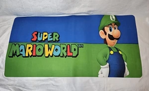 LARGE XL Super Mario Bros Luigi Game Computer Desk TCG Laptop Mat Pad 31.25x15.5 - Afbeelding 1 van 4
