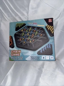 Juego de Ajedrez Triángulo de Cadena Juego de Mesa, Banda Goma Juego Triángulo (WTF5) - Imagen 1 de 2