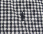 Polo Ralph Lauren Shirt Mens Extra Large Blaire Black Gingham Check Flannel