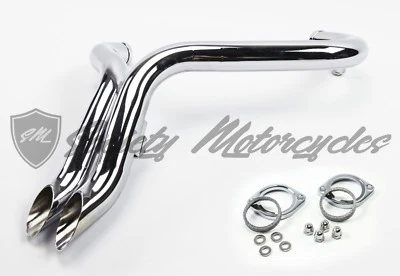 Sportster Harley Davidson LAF 1 3/4" tubos de arrastre 1200 escape 1984-2014 cabezal HD Foto 1 de 4