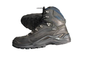 LOWA RENEGADE GTX MID Herren Stiefel Wanderschuhe Dunkelgrau/Blau Gr.44 UK 9,5 - Bild 1 von 11