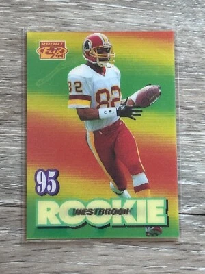 1995 PINNACLE SPORT FLIX FOOTBALL #121 MICHAEL WESTBROOK RC Washington redskins - Image 1 of 2