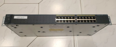 Cisco System WS-C2960-24-S 24-Port Switch  with ear mount kit. - Image 1 of 4