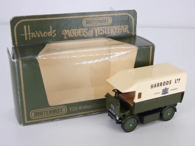 Matchbox Models Of Yesteryear Y29 Walker Electric Van Harrods 1985 en caja Inglaterra Foto 1 de 4