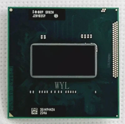 Intel Core i7-2670QM SR02N CPU 4 Cores 2.2GHz 6M Socket G2 Notebook Processor - Image 1 of 4