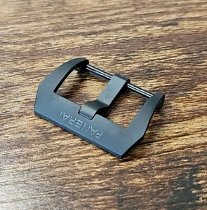Panerai 22mm OEM PVD Black Titanium Tang Ardillon Buckle 22MM PAV00675 Swiss - Picture 1 of 7