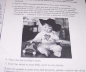 "Billy" by Linda Steele of Danbury Mint Porcelain Baby Boy Doll & Box - Picture 1 of 4