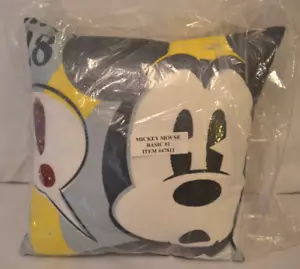 Disney Store Mickey Mouse Uh, Oh Throw Pillow Decor 16"x16" NWT - Picture 1 of 2