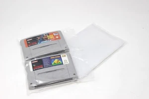 100x FUNDAS Bolsas protectores CARTUCHOS NINTENDO SNES SUPER NINTENDO - Imagen 1 de 1