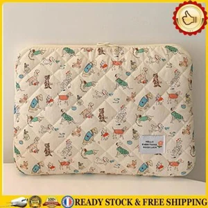 Housse d\'ordinateur 15 pouces, sac matelassé et moelleux pour ordinateur portab - Afbeelding 1 van 7