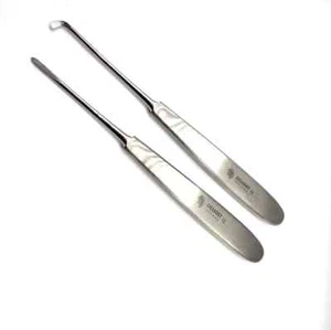 2x Elevadores de Raíz Quirúrgicos Dentales Warwick James Rectos, Extracción de Diente Derecho - Imagen 1 de 3