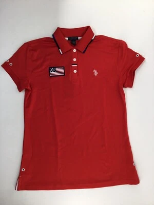 U.S. Polo Assn.Chest Flag Polo Shirt,Racing Red [S] Foto 1 de 2