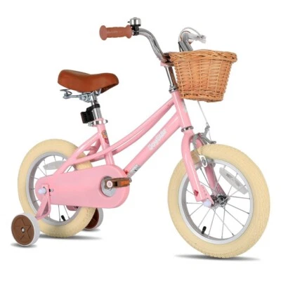 JOYSTAR Girls Bike 2-7 Years Old 12-16 inch with Training Wheels basket stickers - Image 1 of 4