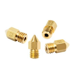 4x MK8 Messingdüse - 1,75 mm Filament - 0,2, 0,3, 0,4, 0,5, 0,6, 0,8, 1,0 mm - Bild 1 von 1