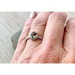 Anillo vintage de plata de ley Karl Laine, joyería modernista 925 de Finlandia - Imagen 1 de 7