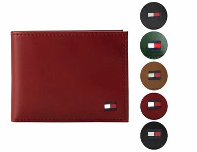 Tommy Hilfiger Hombre Cuero Premium Tarjeta de Crédito Identificación Billetera Pasaporte 31TL22X046 Foto 1 de 4