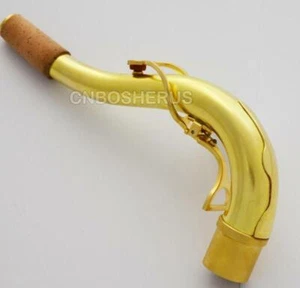  Underslung Type Tenor Saxophone Neck Unlacquer Yellow brass NECKS 27.50 mm - Picture 1 of 5