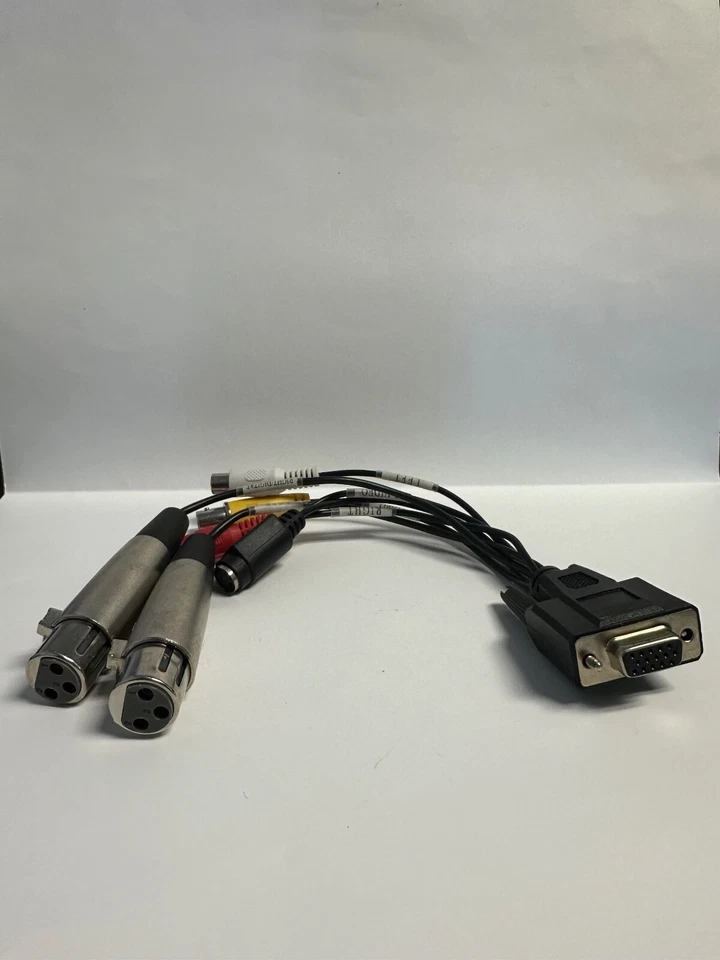VGA SVGA to S-Video RCA & 2 Female XLR Adapter - Image 1 of 4