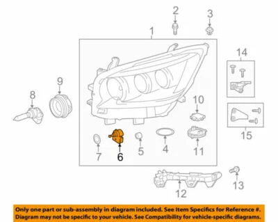 85661-28011 Toyota Motor, headlamp leveling, rh 8566128011, New Genuine OEM Part - Image 1 of 3